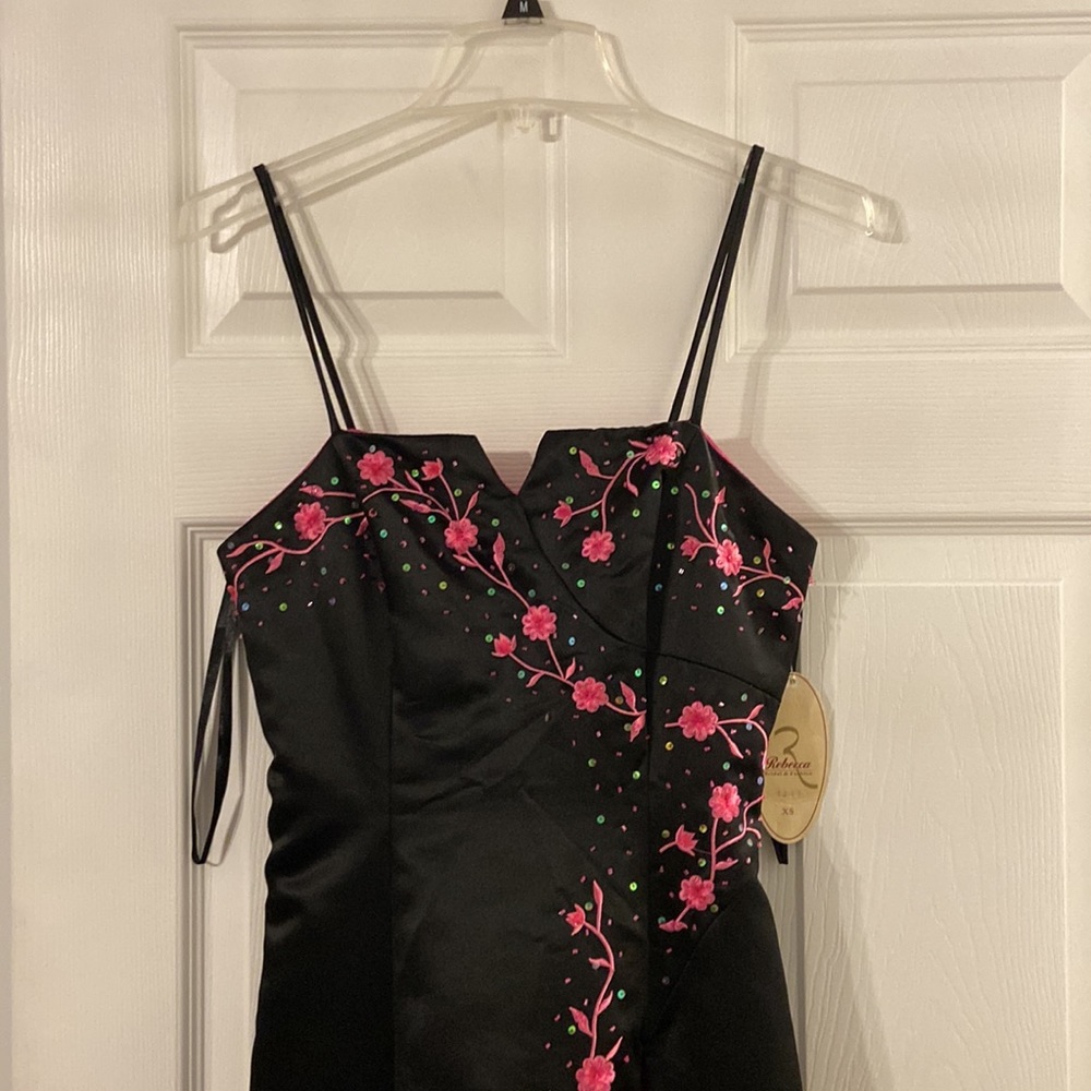 Rebecca Bridal & Fashion Dress size XS brand new with tag long 50” bust 28/30” - Picture 11 of 16